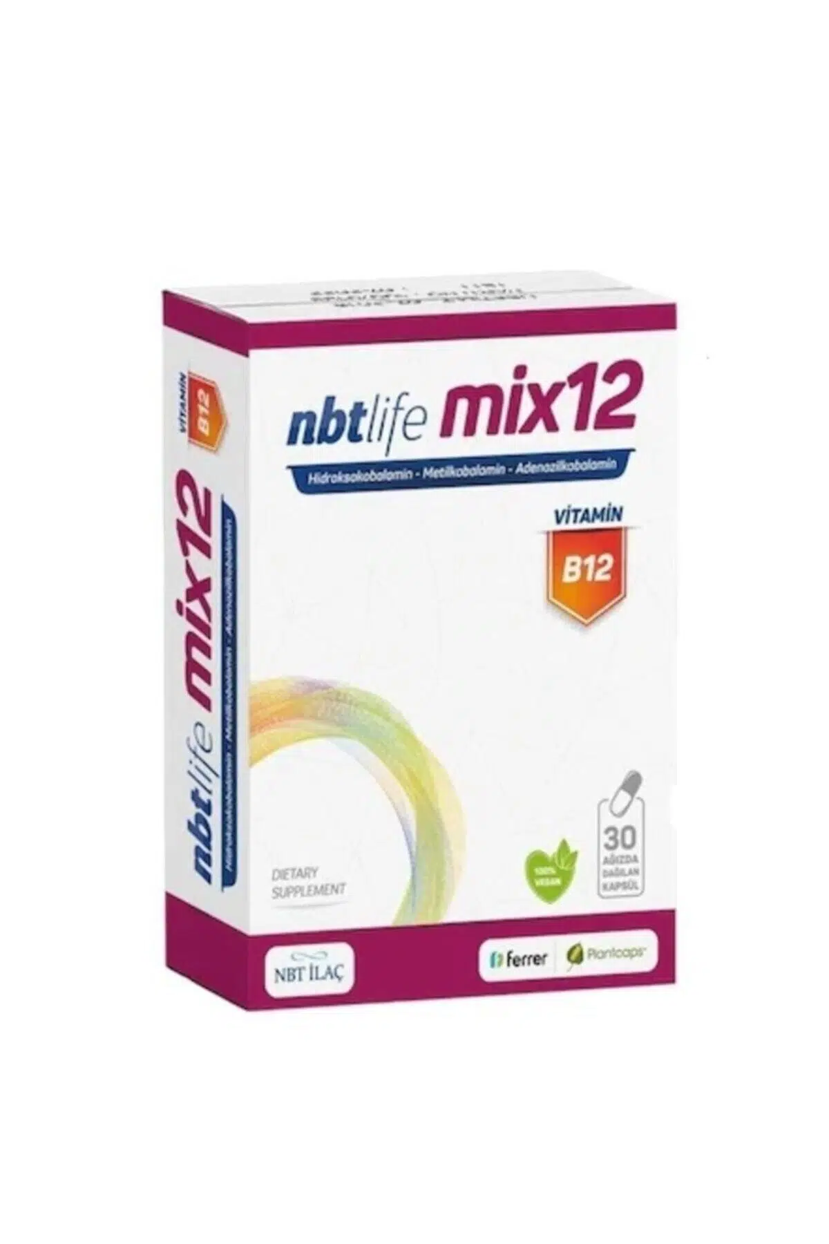 NBT Life Mix Vitamin B12 30 Kapsül