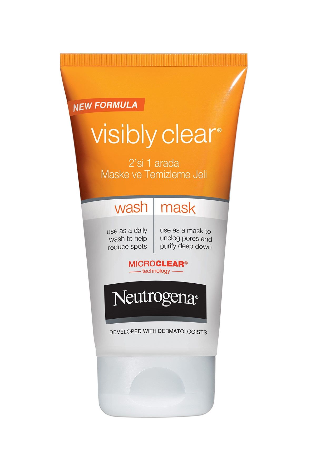 Neutrogena Visibly 2'si 1 Arada Maske Ve Temizleme Jeli 150 Ml Ml