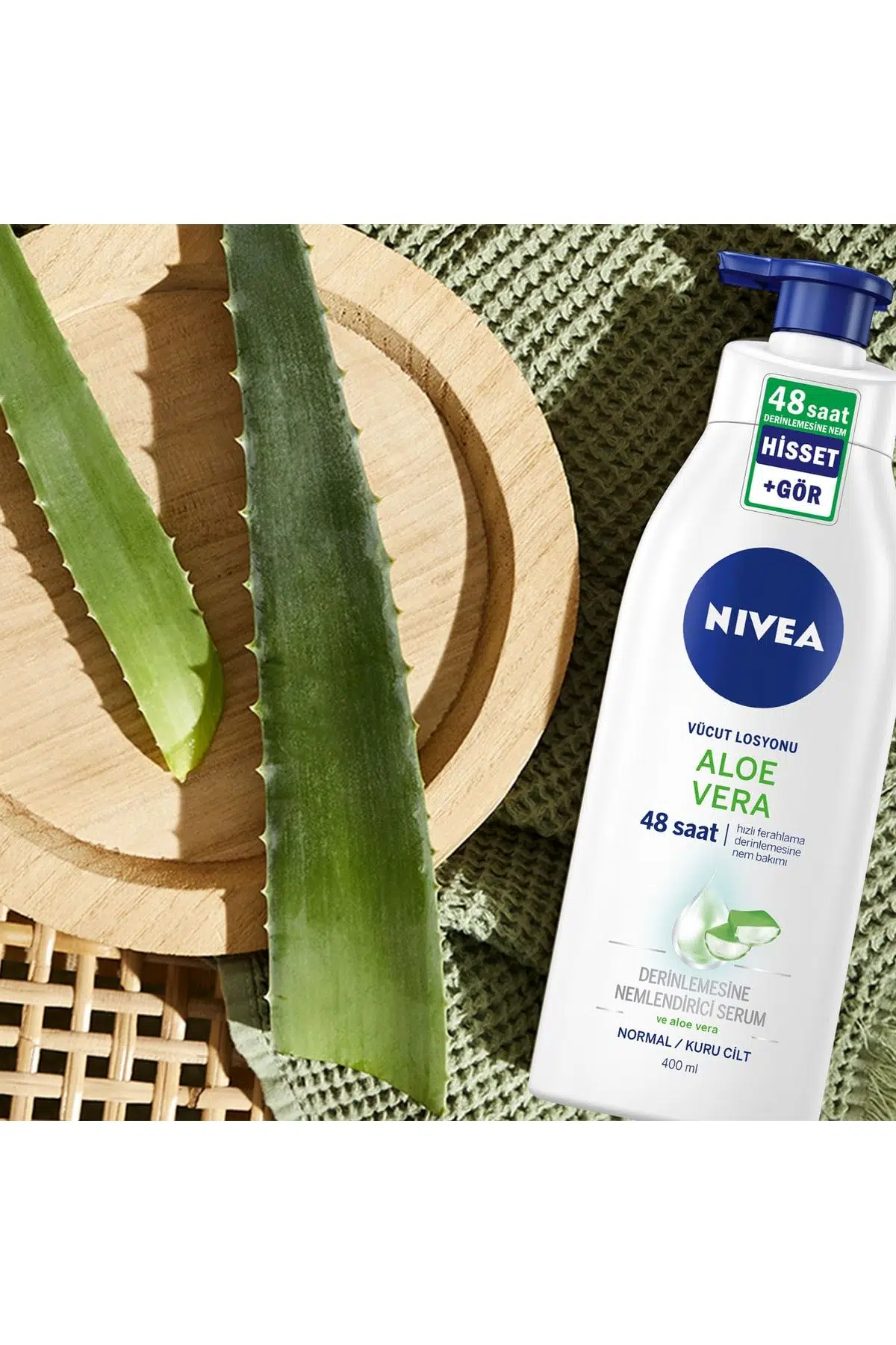 Nivea Body Losyon Aloe Vera 400 ml