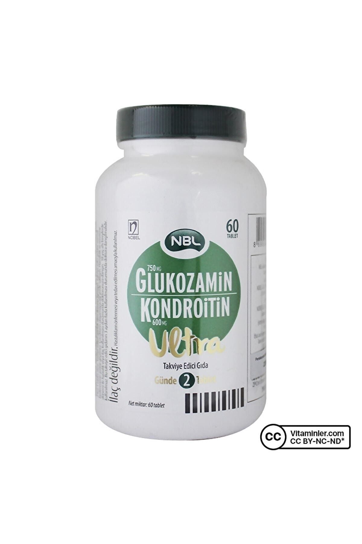 Nobel Nbl Glukozamin Kondroitin Ultra 60 Tablet