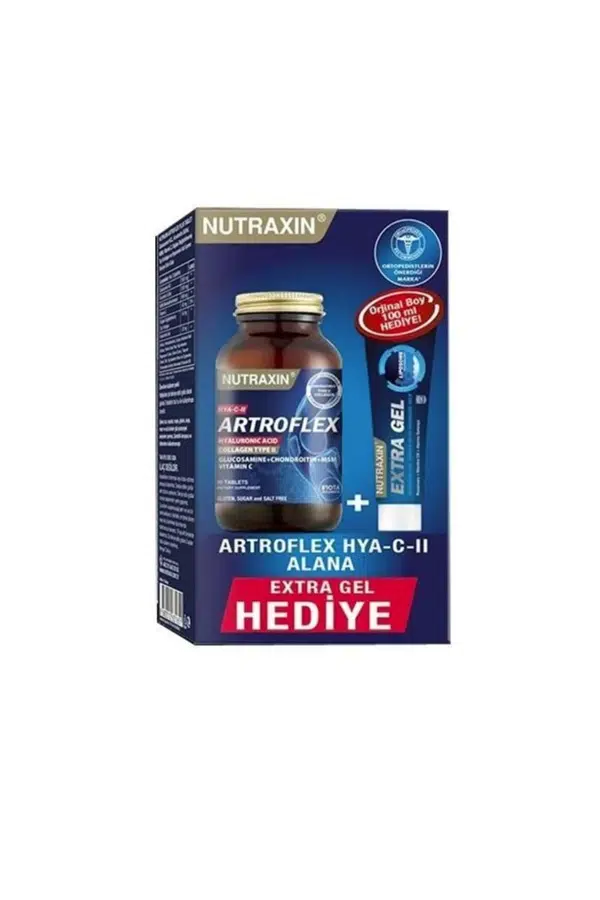 Nutraxin Artroflex Hya-C-II 90 Tablet + Extra Gel 100 ml Hediyeli