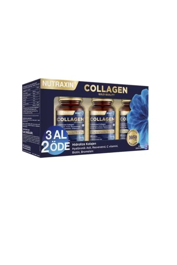 Nutraxin Beauty Gold Collagen 30 Tablet - 3 Al 2 Öde