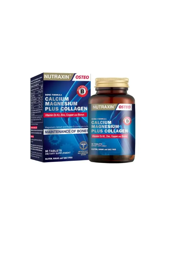 Nutraxin Calcium Magnesium Plus Collagen 90 Tablet