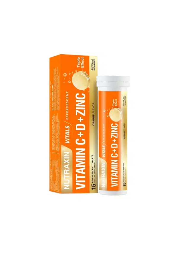 Nutraxin Efervesan - Vitamin C-D-Zinc 15 Tablet