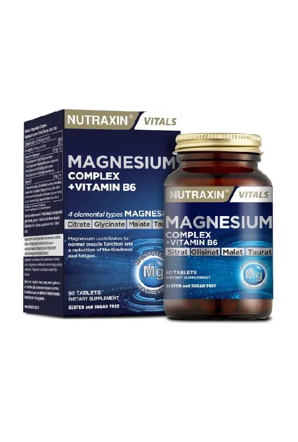 Nutraxin Magnesium Complex Vitamin B6 60 Tablet