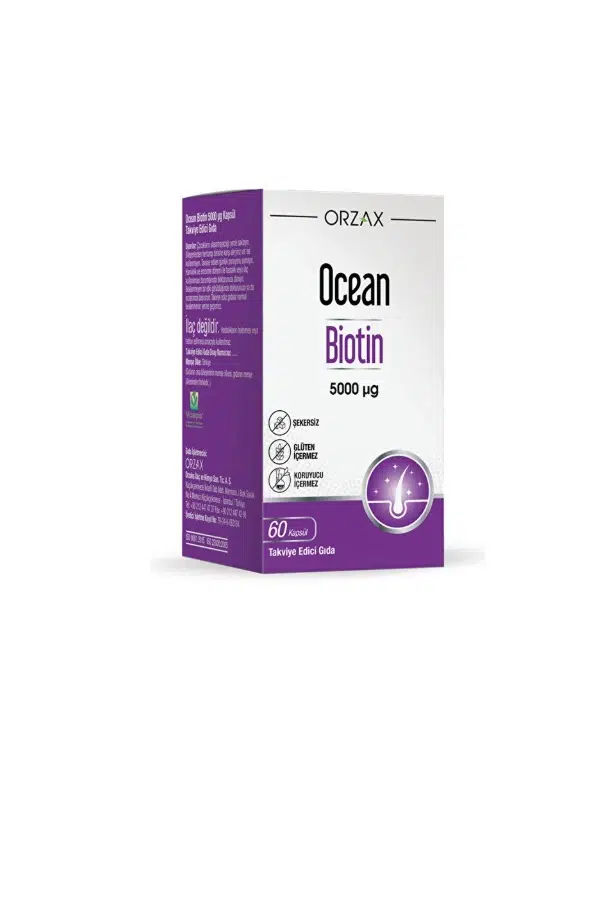 Ocean Biotin 5000 mcg 60 Kapsül