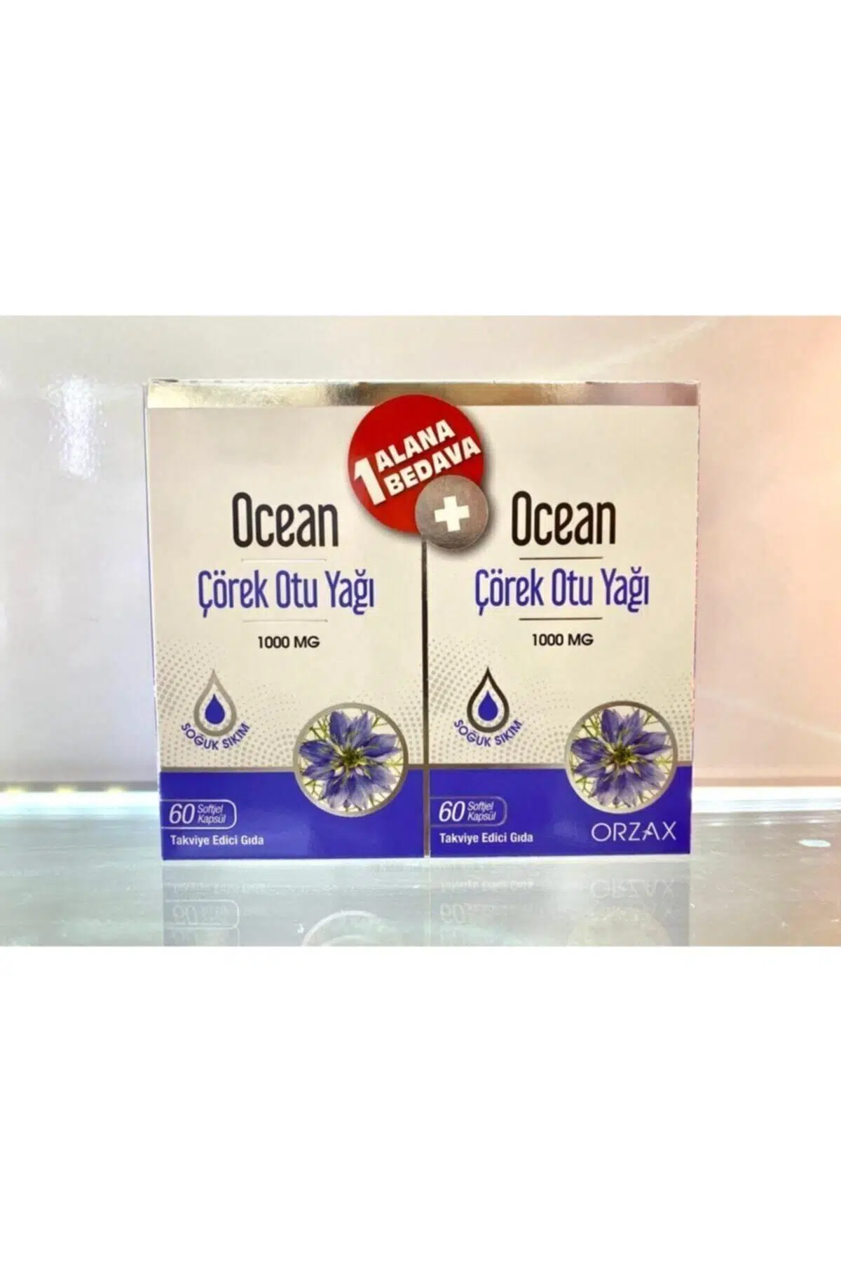 Ocean Çörek Otu Yağı 1000 Mg 1 Alana 1 Bedava