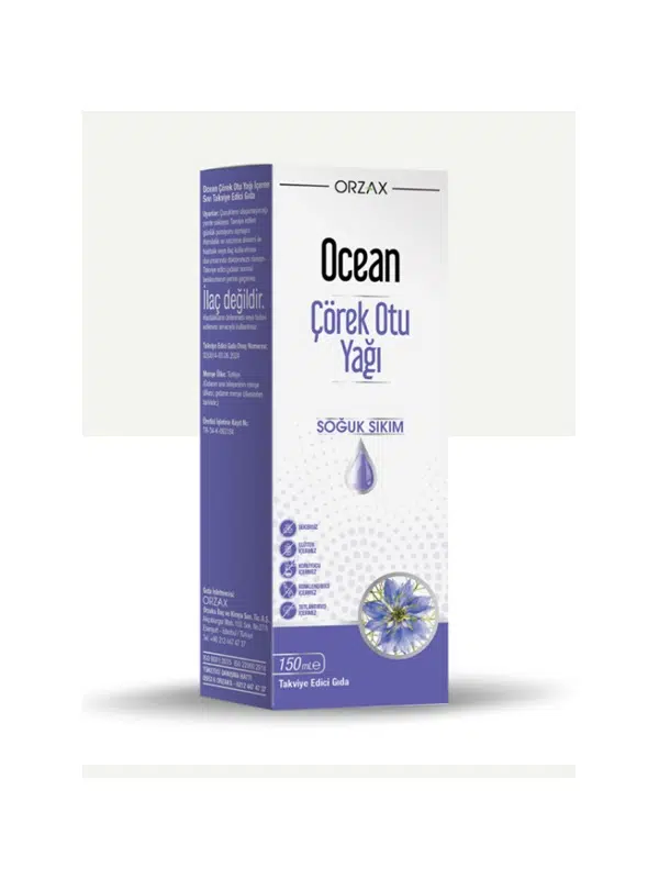 Ocean Çörek Otu Yağı Soğuk Sıkım 150 ml