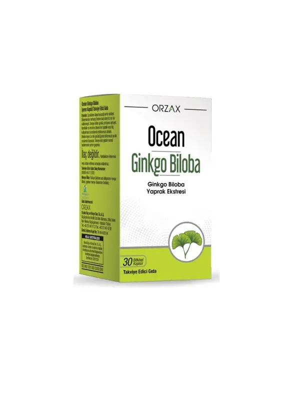 Ocean Ginkgo Biloba 30 Kapsül