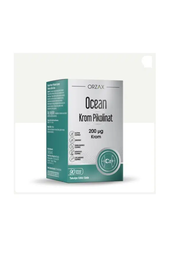 Ocean Krom Pikolinat 200 mcg 90 Kapsül