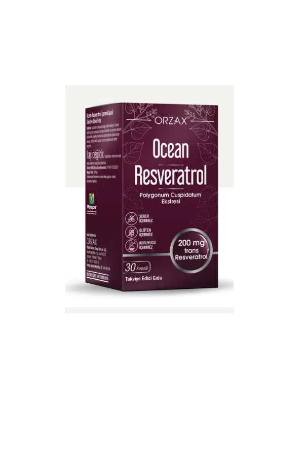 Ocean Resveratrol 200 mg 30 Kapsül