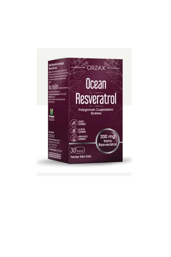 Ocean Resveratrol 200 mg 30 Kapsül
