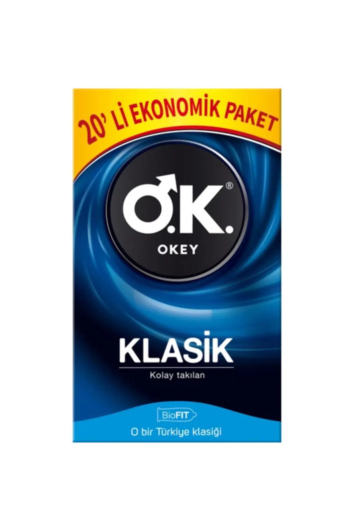 Okey Prezervatif Klasik 20'li - Ekonomik