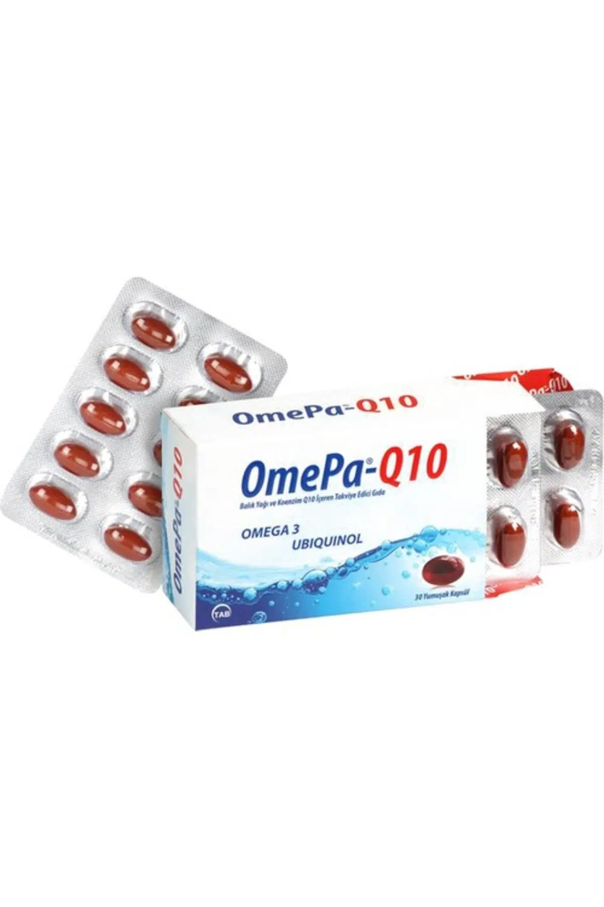 Omepa Tab Ilaç -q10 Omega3 Ubiquinol Balık Yağı 30 Kapsül