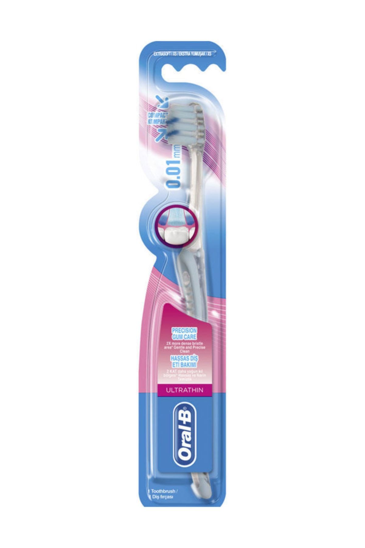 Oral-B Diş Fırçası UltraThin Precision Gum Care Compact