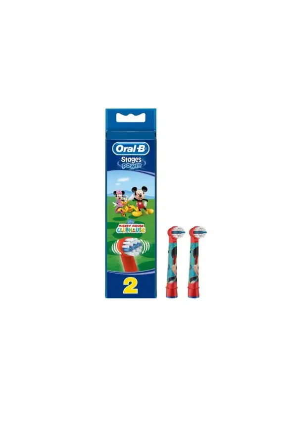 Oral-B Stages Power Çocuk Diş Fırçası Yedek Başlık 2'li - Mickey