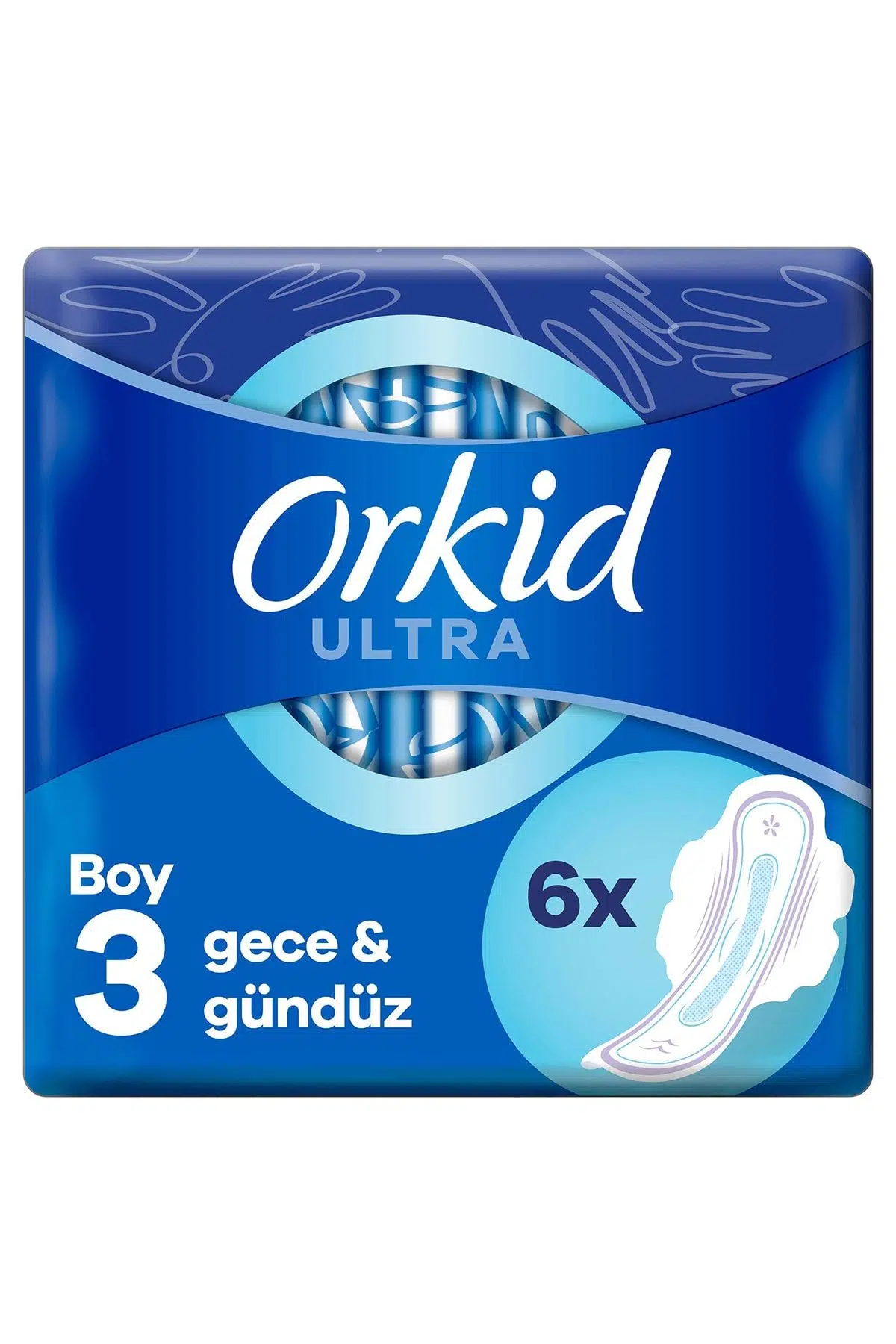 Orkid Ultra Hijyenik Ped Gece & Gündüz 6 Adet Tekli Paket
