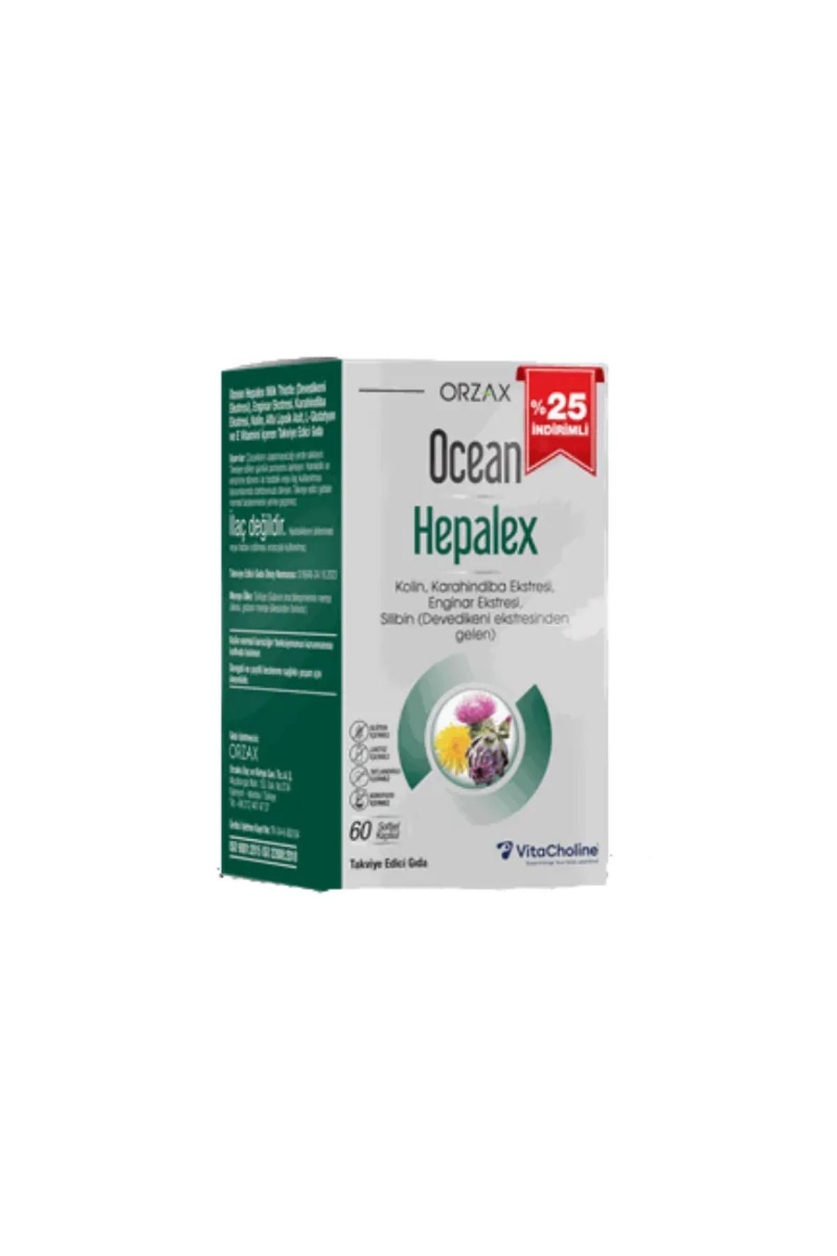 Orzax Ocean Hepalex 60 Softgel Avantajlı Paket