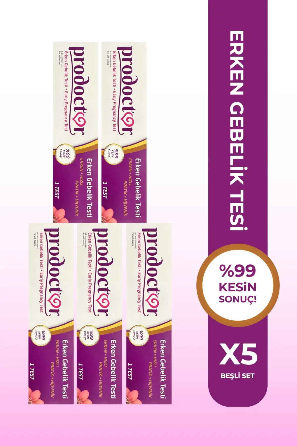 5'li Prodoctor Erken Gebelik Testi