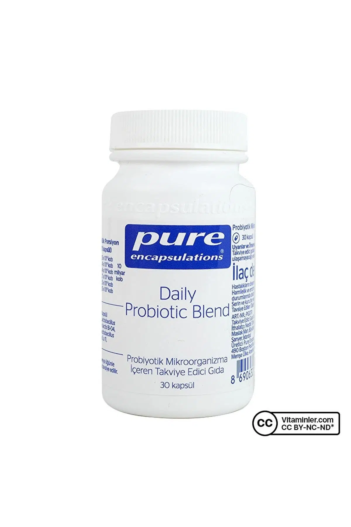 Pure Encapsulations Daily Probiotic Blend 30 Kapsül