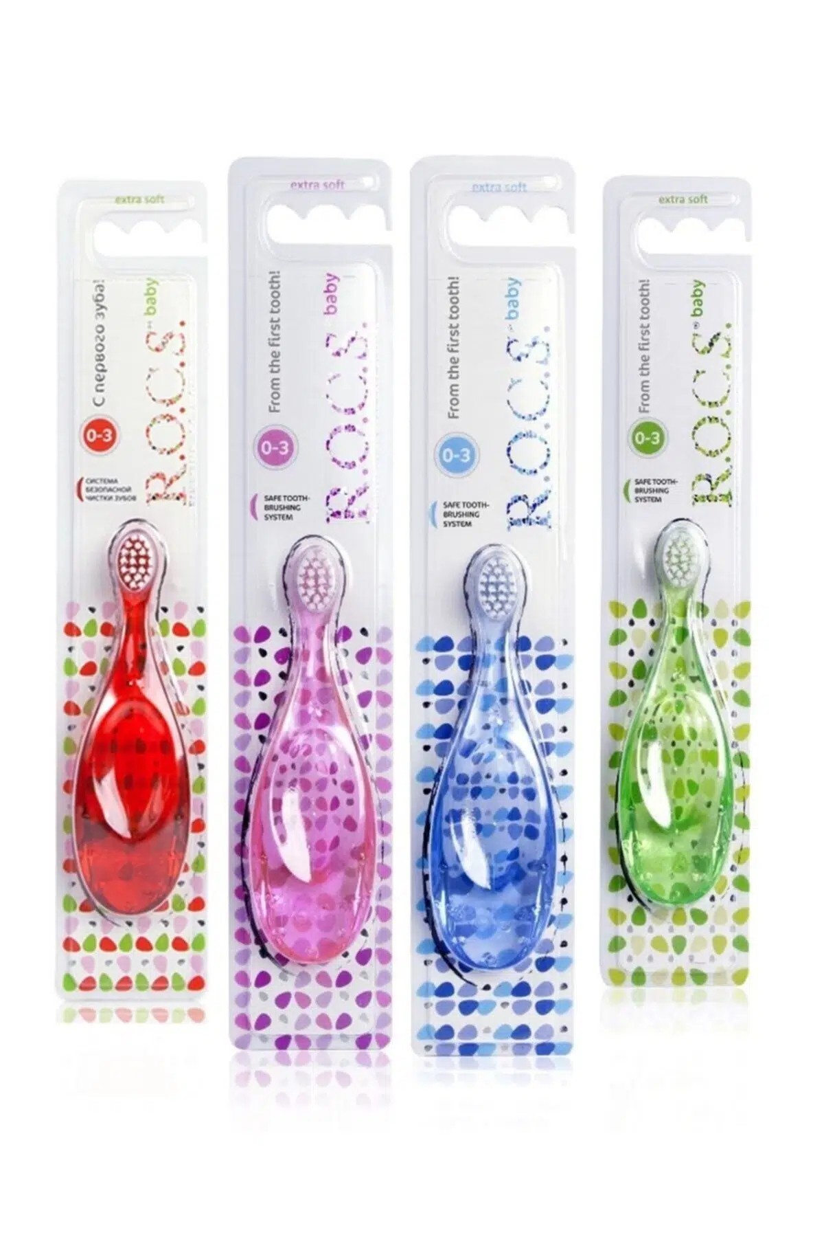 R.O.C.S. R.o.c.s Baby 0-3 Yaş Bebek Diş Fırçası Yeşil