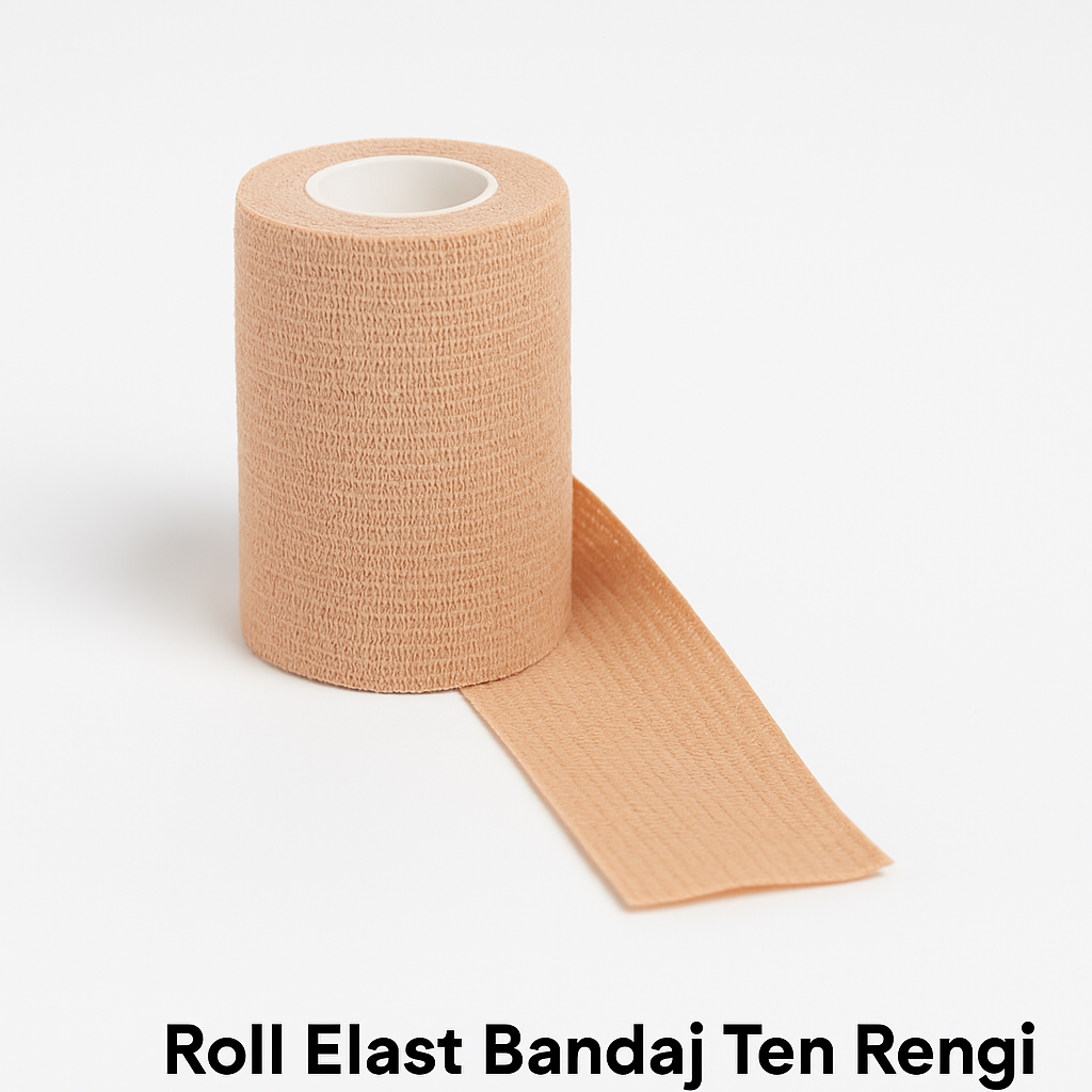 Roll Elast Bandaj Ten Rengi 6cm x 3,5m