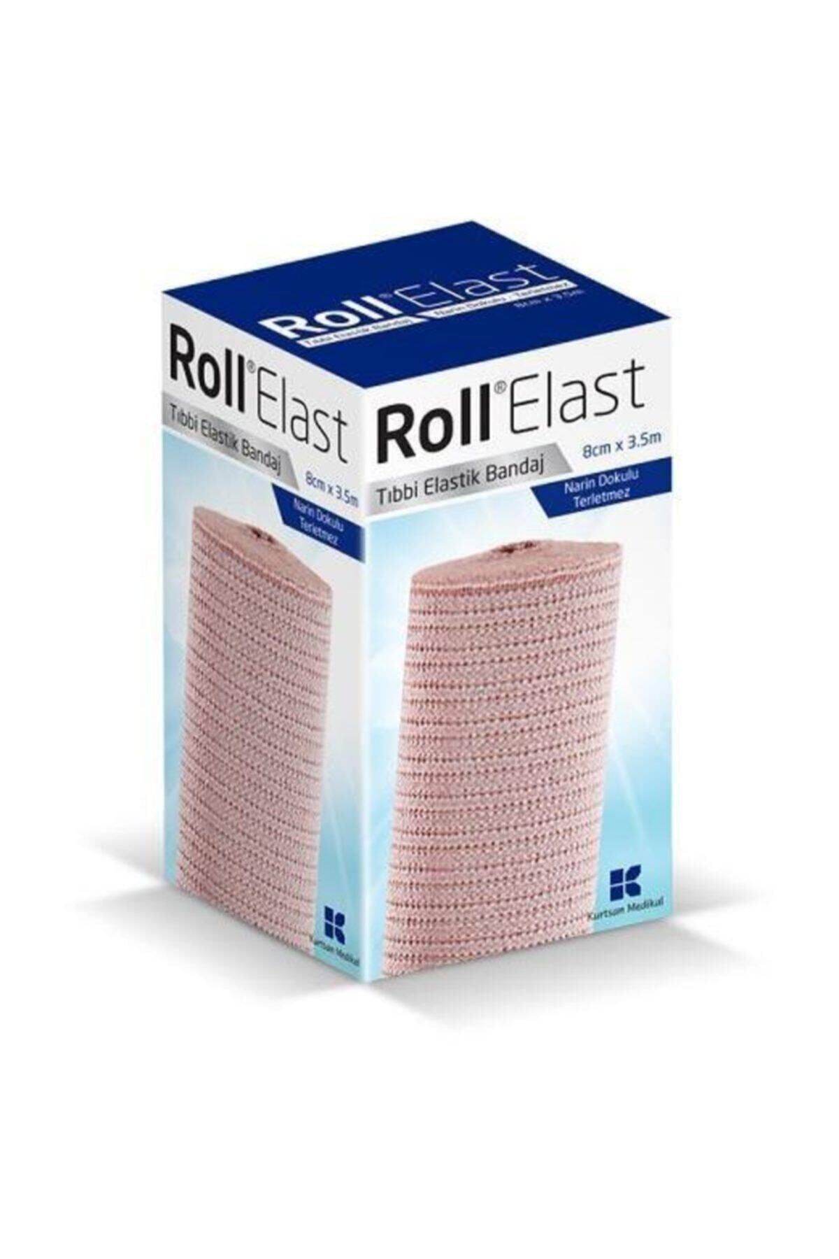 Roll Elast Bandaj Ten Rengi 8cm x 3,5m