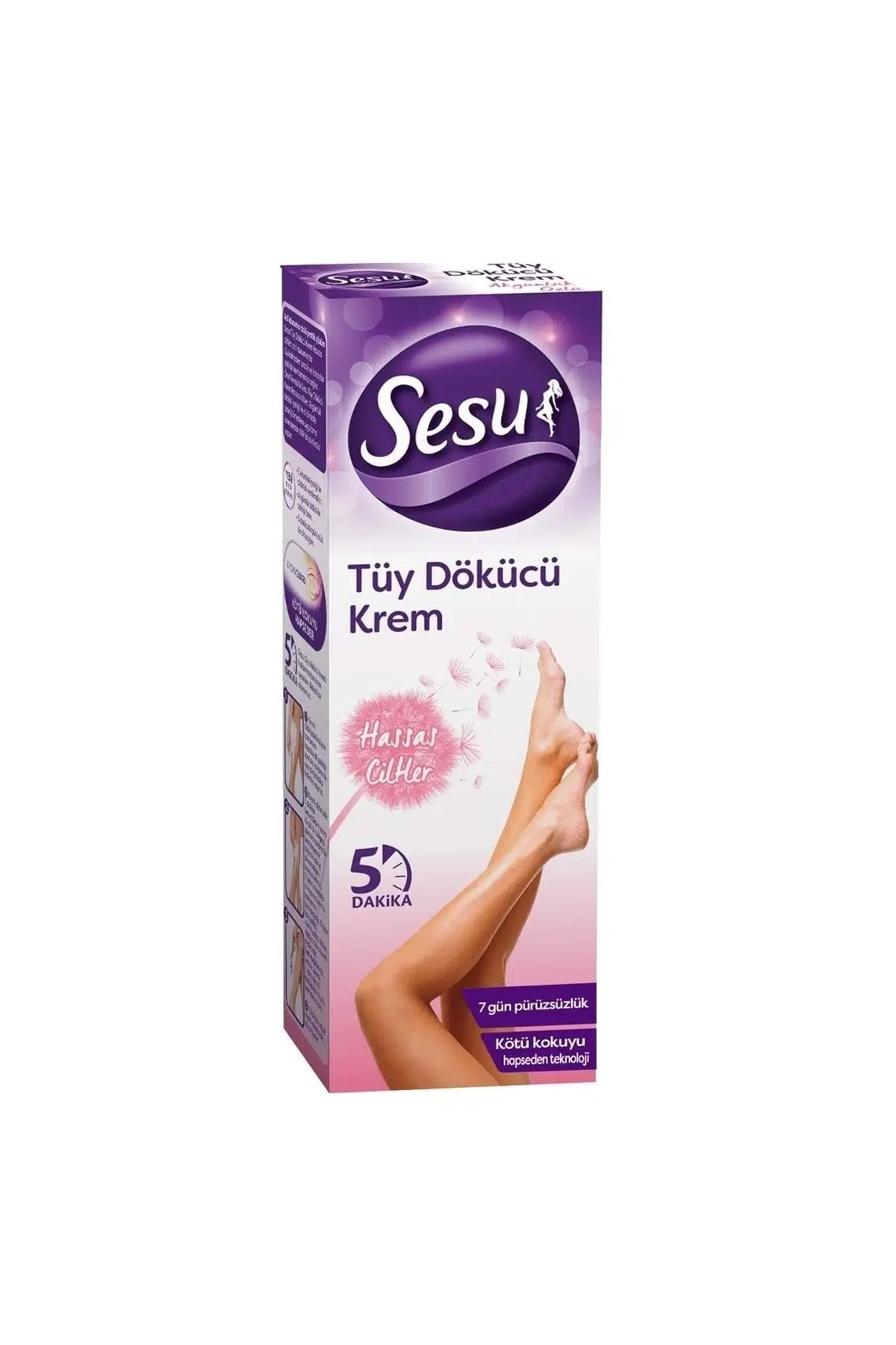 Sesu Hassas Ciltler İçin Tüy Dökücü Krem 40 ml