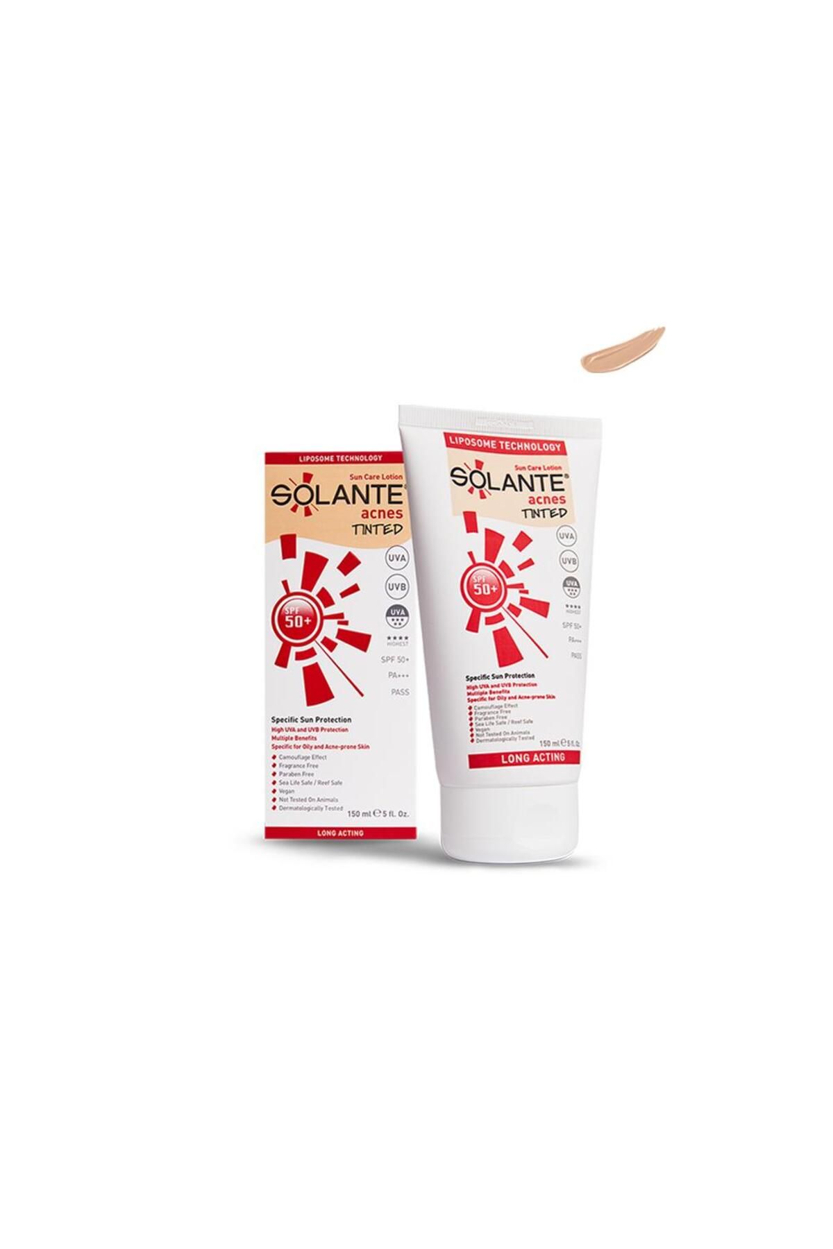 Solante Acnes Tinted Spf50 150 ml Losyon
