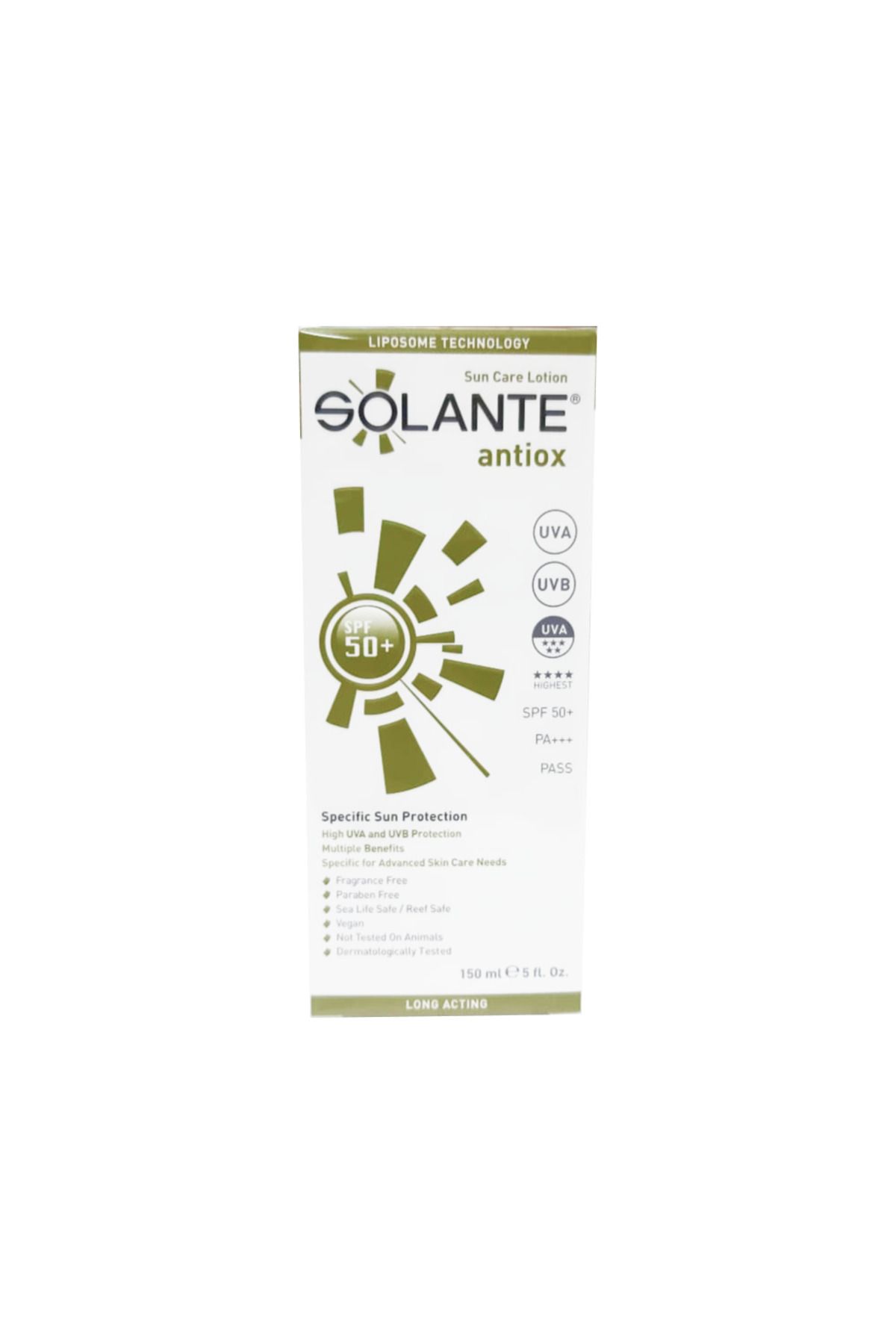Solante Antiox Sun Care Losyon Spf50 150 ml