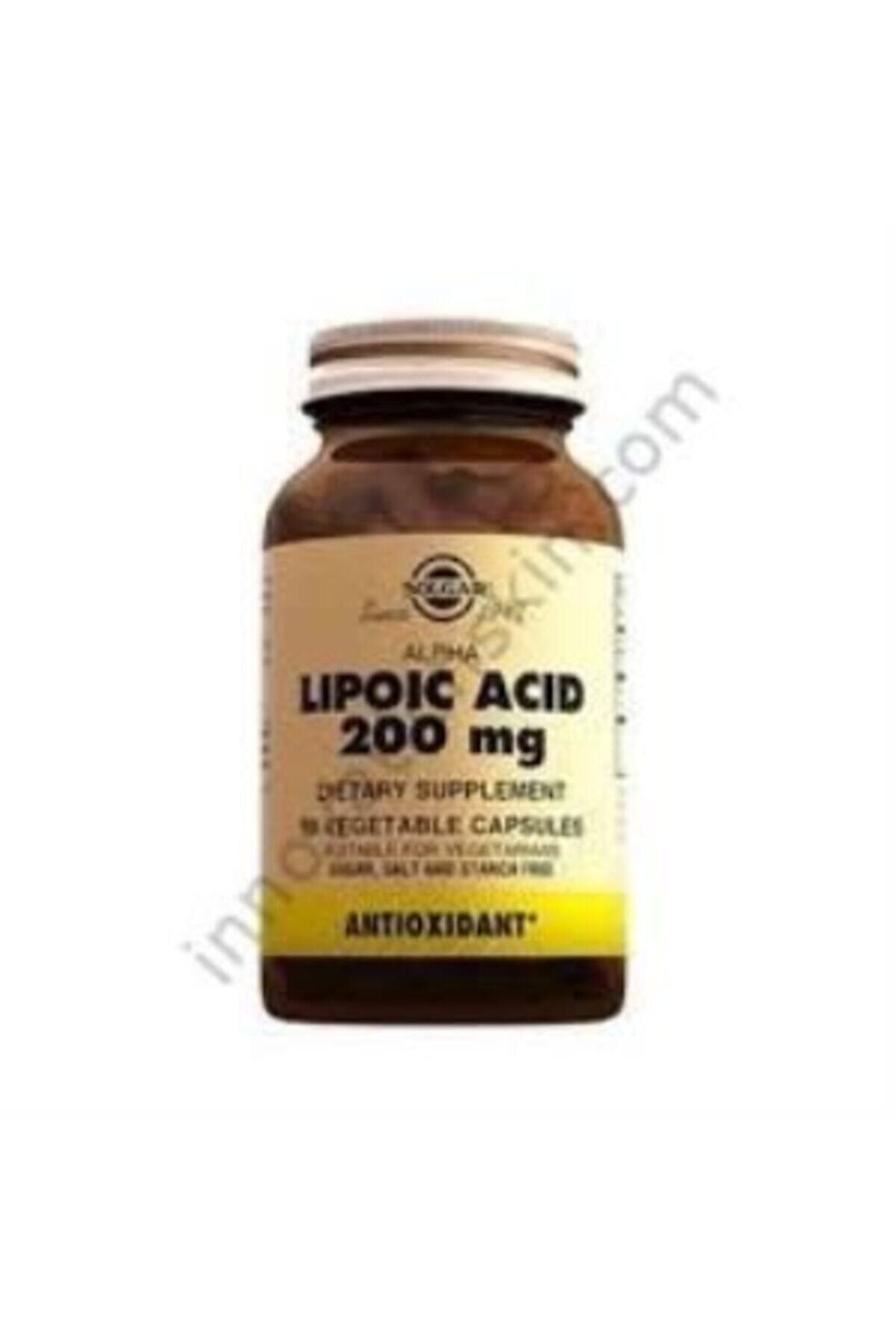 Solgar Alpha Lipoic Acid 200 mg 50 Kapsül