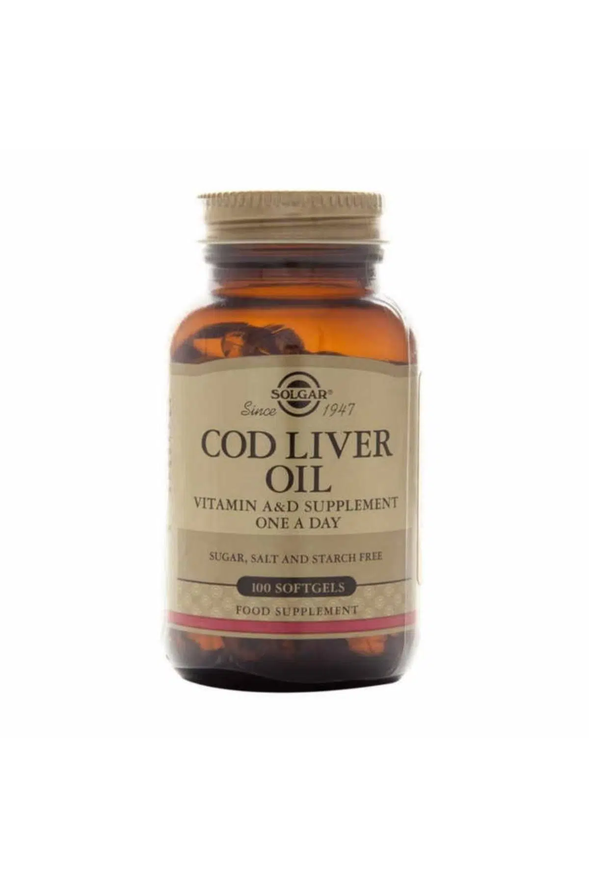 Solgar Cod Liver Oil 100 Kapsül