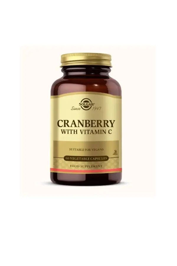 Solgar Cranberry With Vitamin C 60 Kapsül