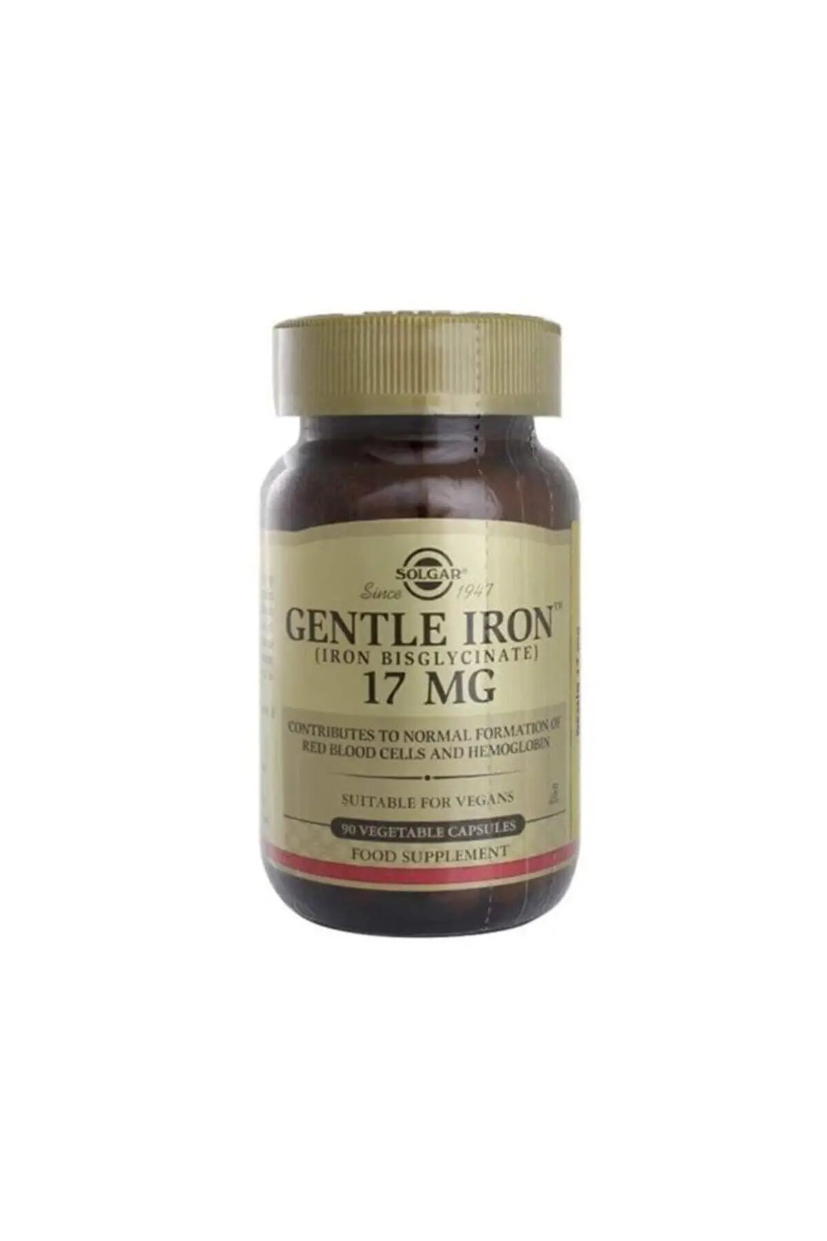 Solgar Gentle Iron 17 mg 90 Kapsül