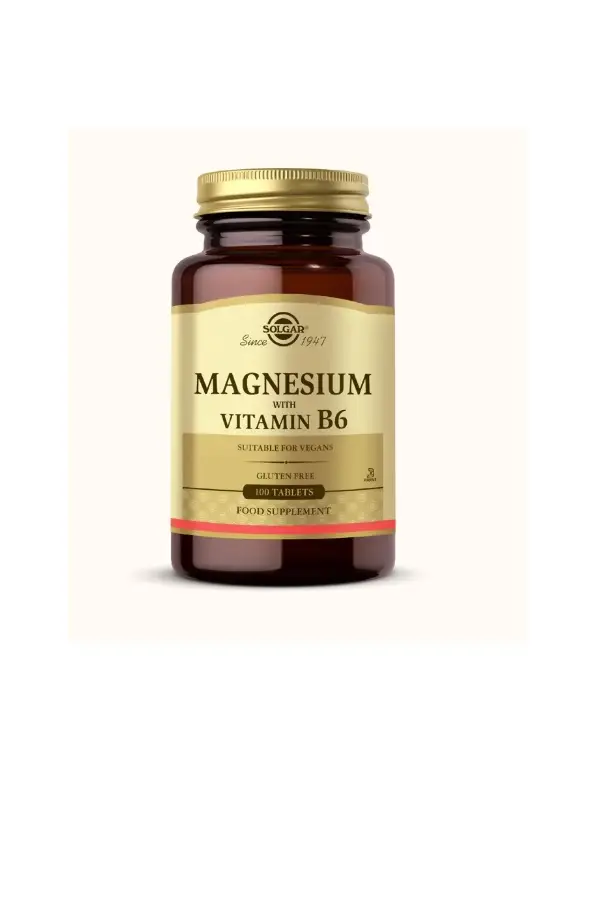 Solgar Magnesium with Vitamin B6 100 Tablet