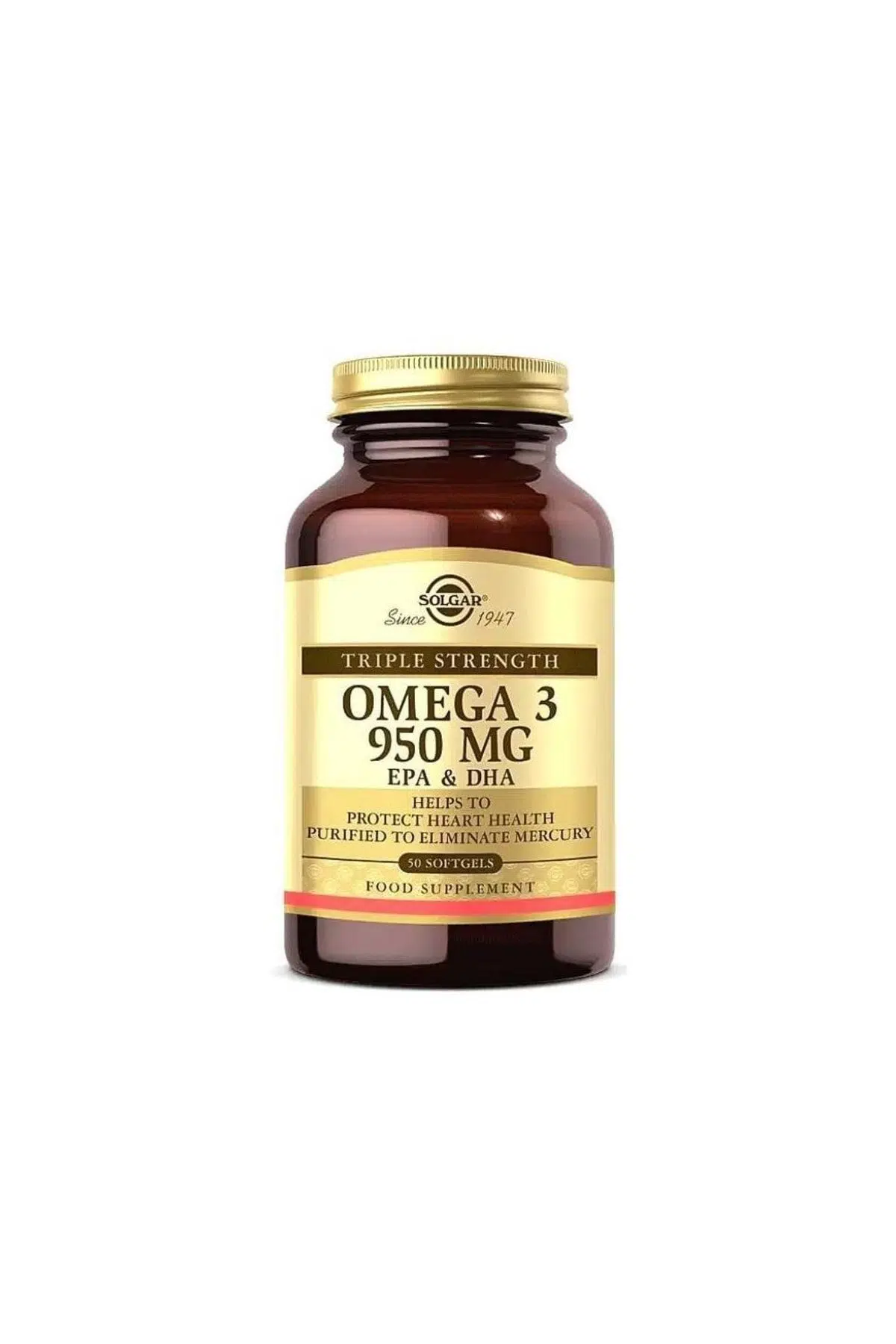Solgar Omega 3 950 Mg 50 Yumuşak Jelatinli Balık Yağı Kapsülü