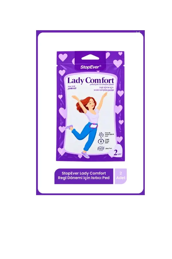 StopEver Lady Comfort Regl Ağrıları İçin Isıtıcı Ped