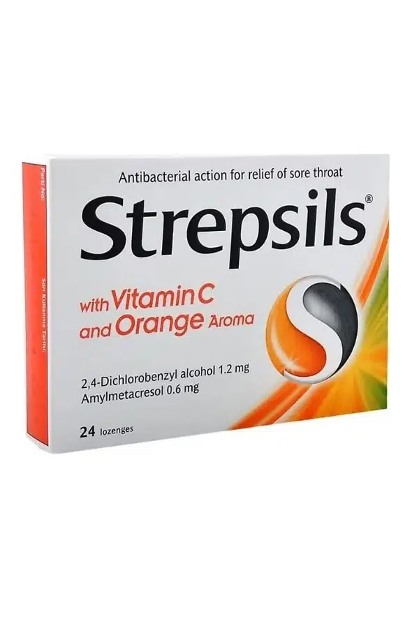 Strepsils Portakal & C Vitamini Aromalı 24 Pastil