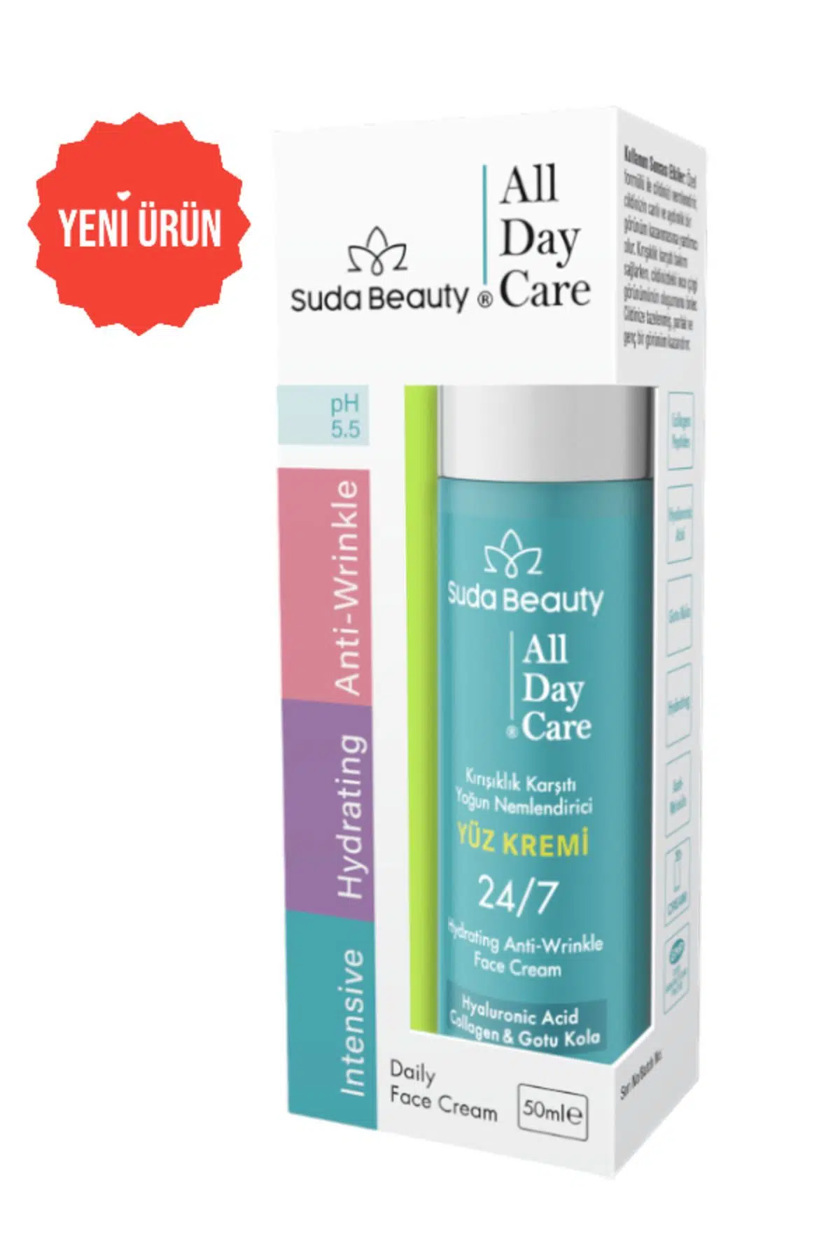 Suda Beauty All Day Care Yüz Kremi 50 ml
