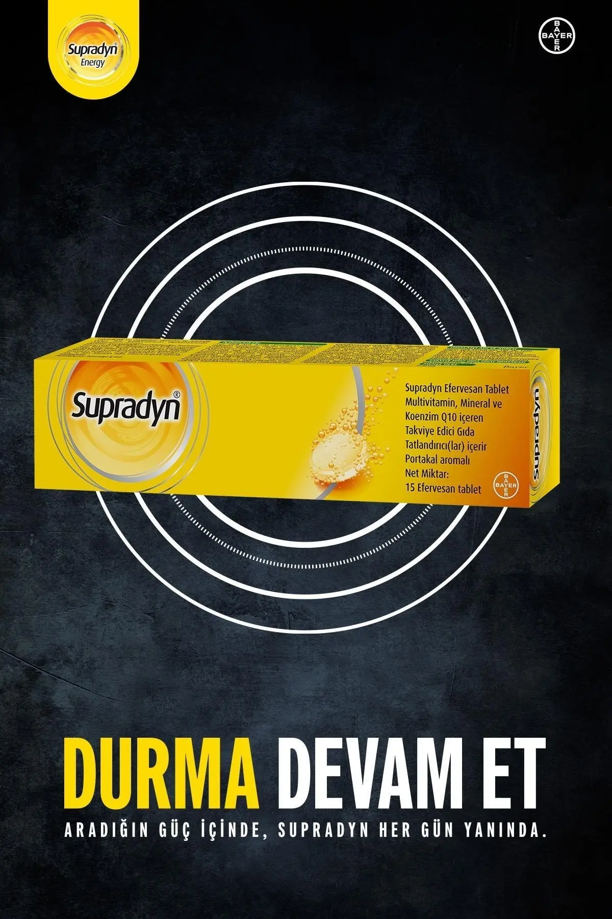 Supradyn Koenzim Q10 15 Efervesan Tablet - Eski Ambalaj