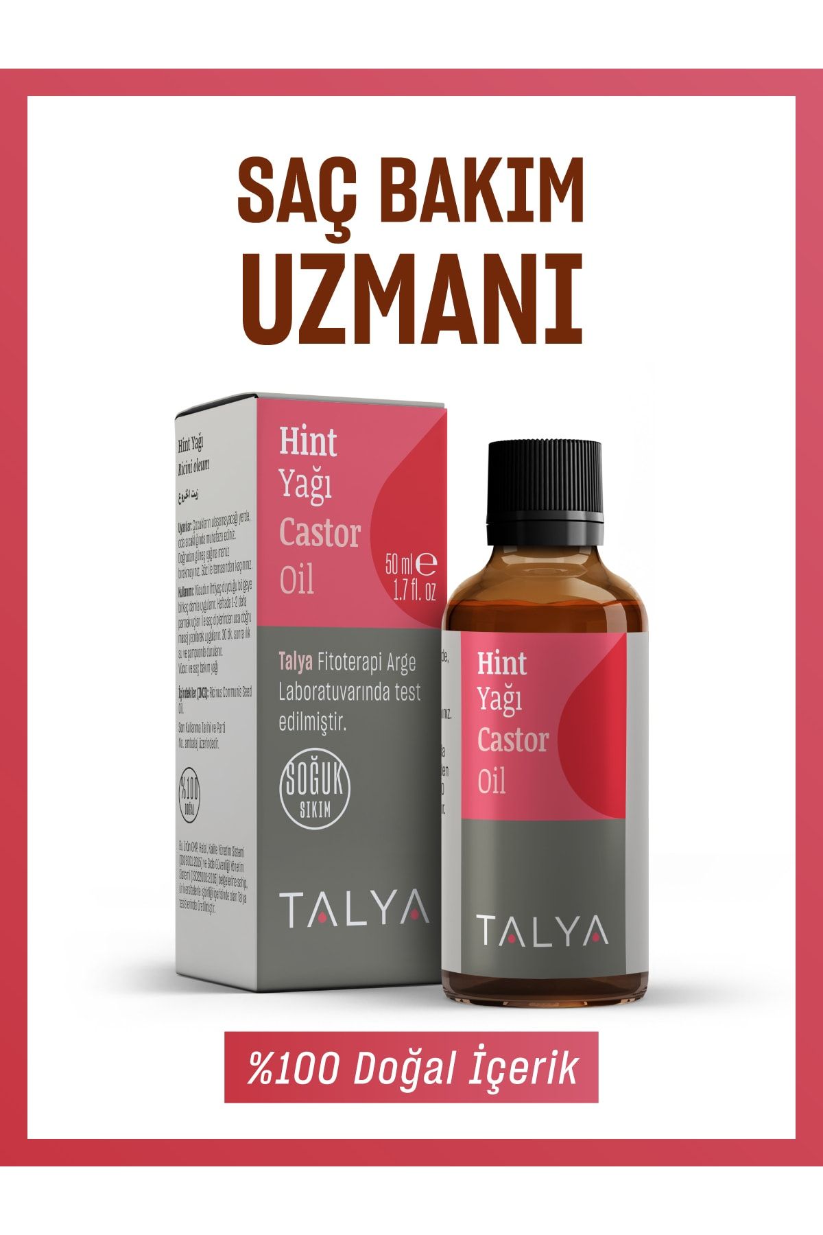 Talya Hint Yağı 50ml (soğuk Sıkım)