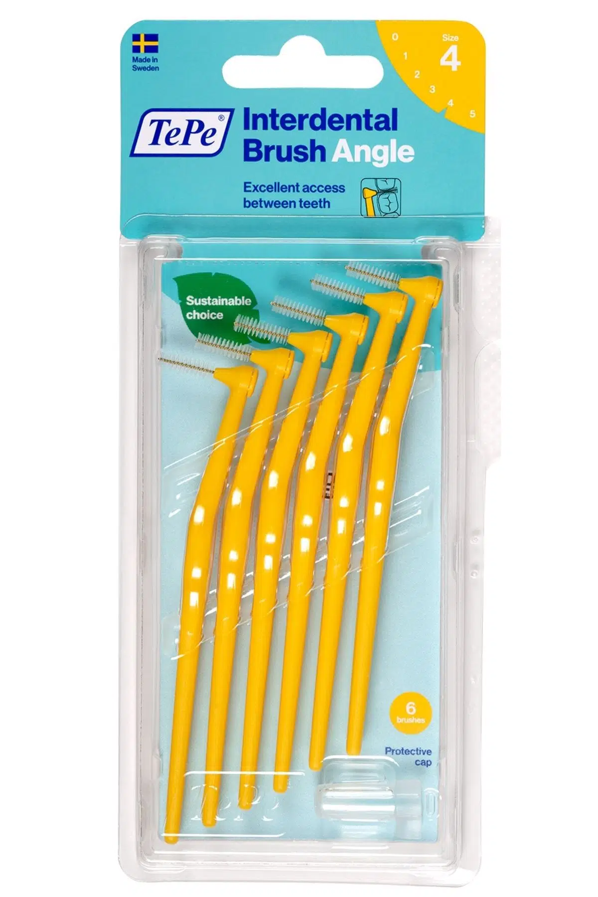 TePe Angel Arayüz Fırçası Sarı 0.7 Mm 6 Lı