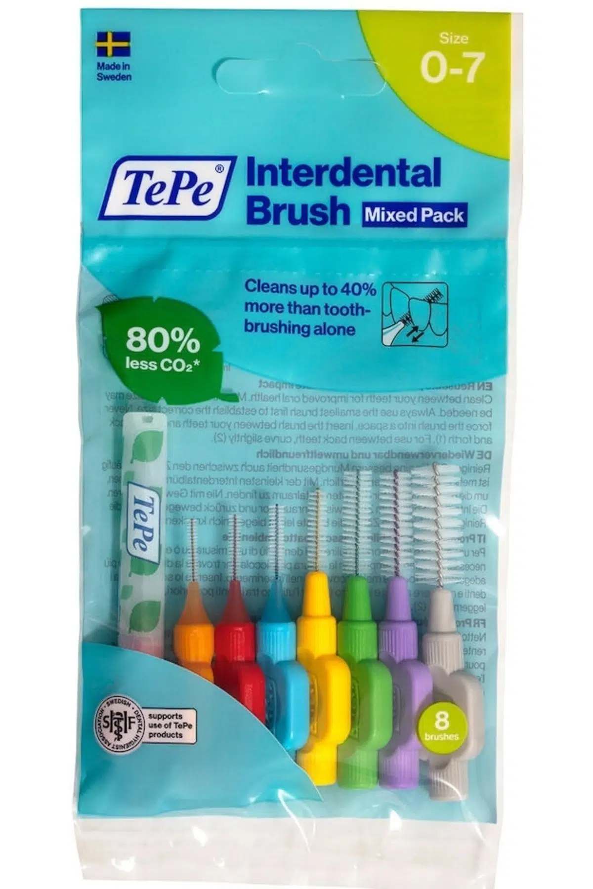 TePe Ara Yüz Fırçası Orijinal Karışık 8 Li