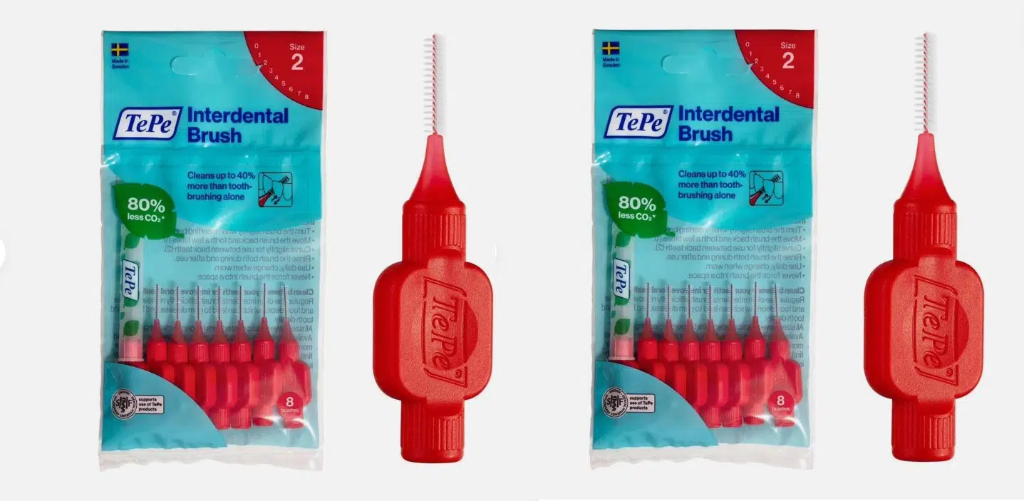 2li Tepe Arayüz Fırçası Kırmızı 0,5 Mm 8'li Paket