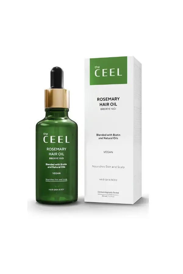 The Ceel Biberiye Yağı ve Doğal Yağlar ile Güçlü Formül Biotin Özlü Saç Bakımı 50 Ml