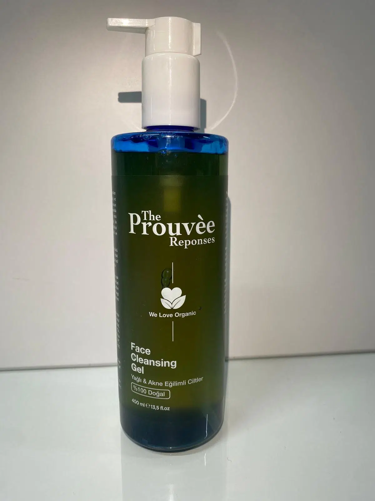 The Prouvée Réponses % 100 Doğal Yağlı & Akne Eğilimli Ciltler İçin Yüz Temizleme Jeli 400 ml