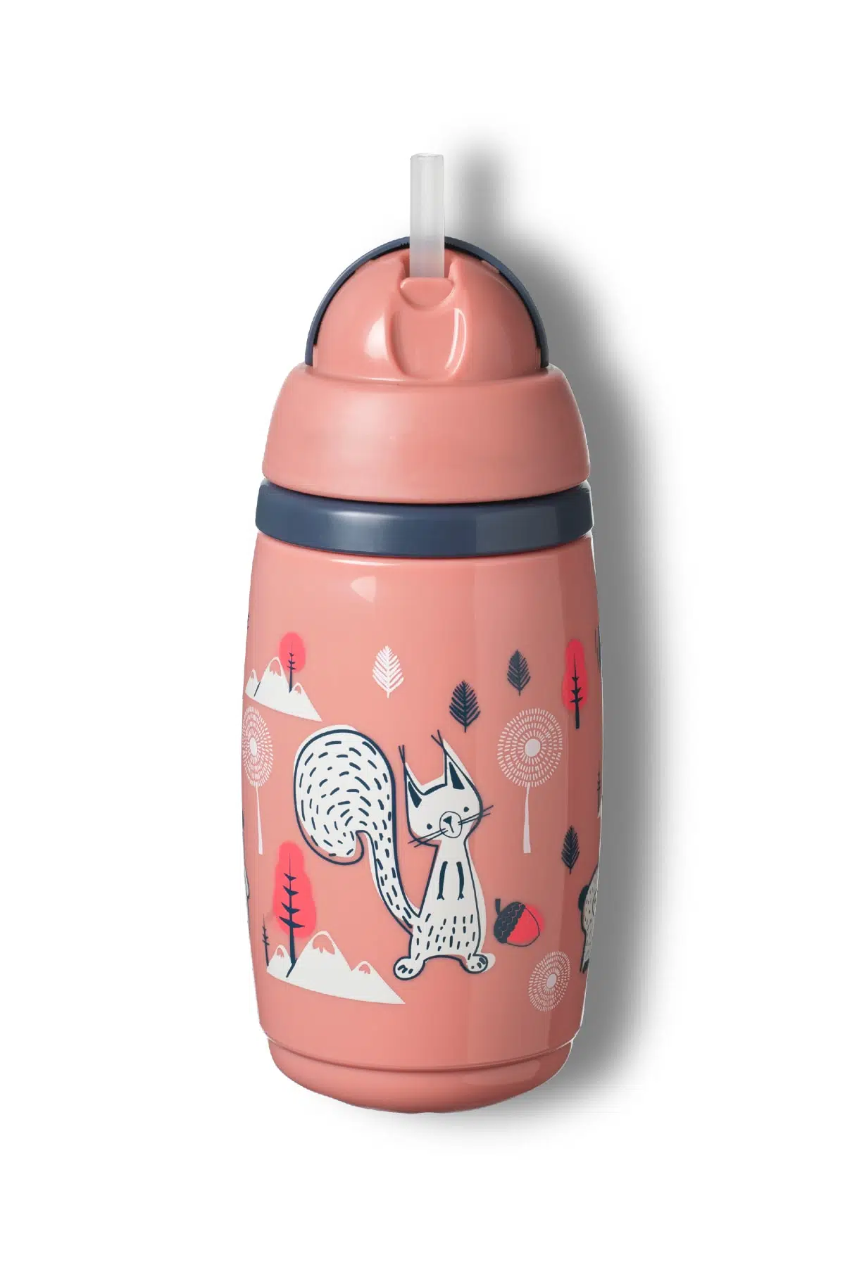 Tommee Tippee Süper Star Isı Yalıtımlı Pipetli Bardak - Pembe