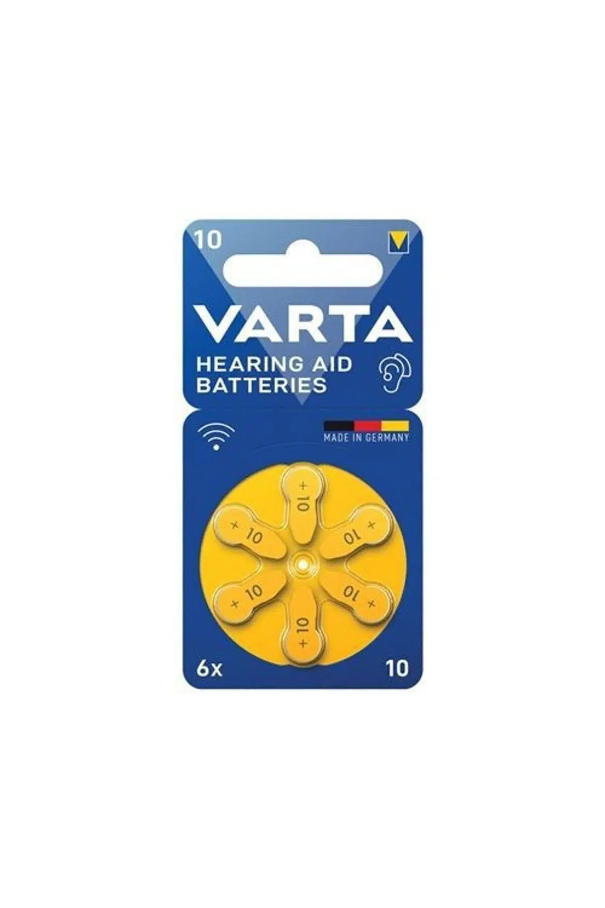 Varta Kulak Pili No: 10 6'lı