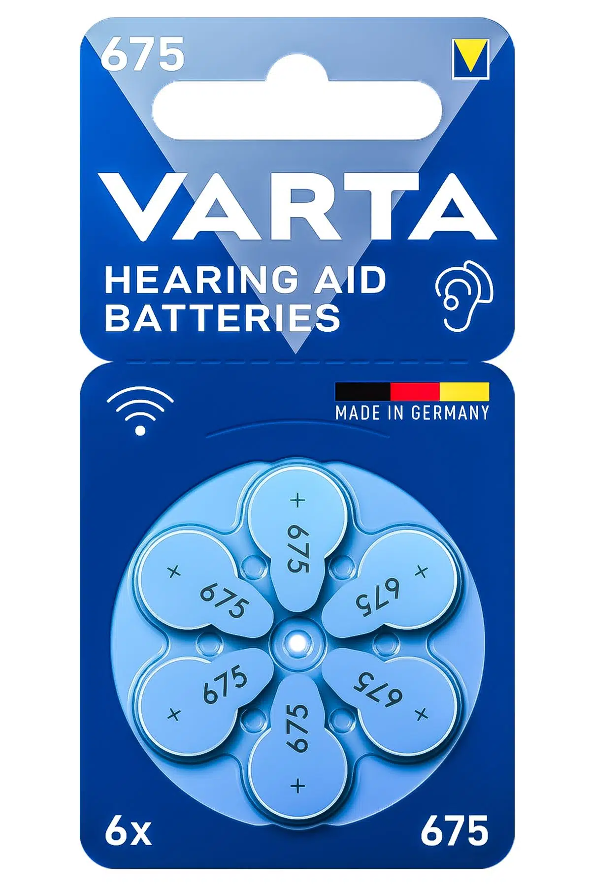 Varta Kulak Pili No: 675 6'lı