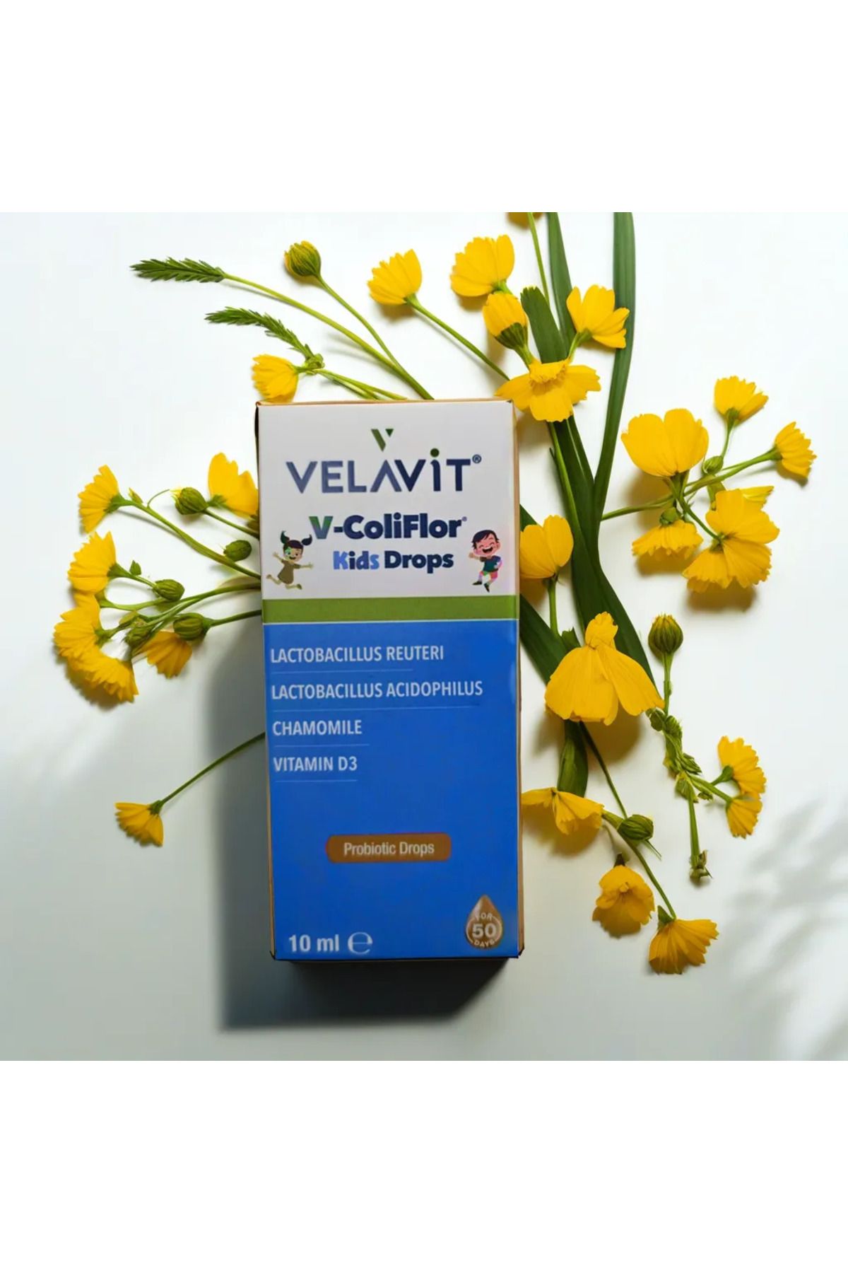 Velavit V-ColiFlor Kids Drops Probiyotik Damla 10 ml